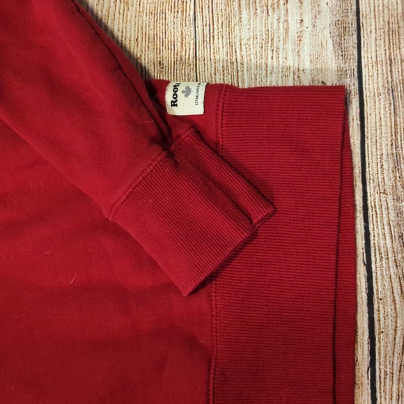 Roots Size Small Quarter Zip Up Sweatshirt - Picture 3 of 5